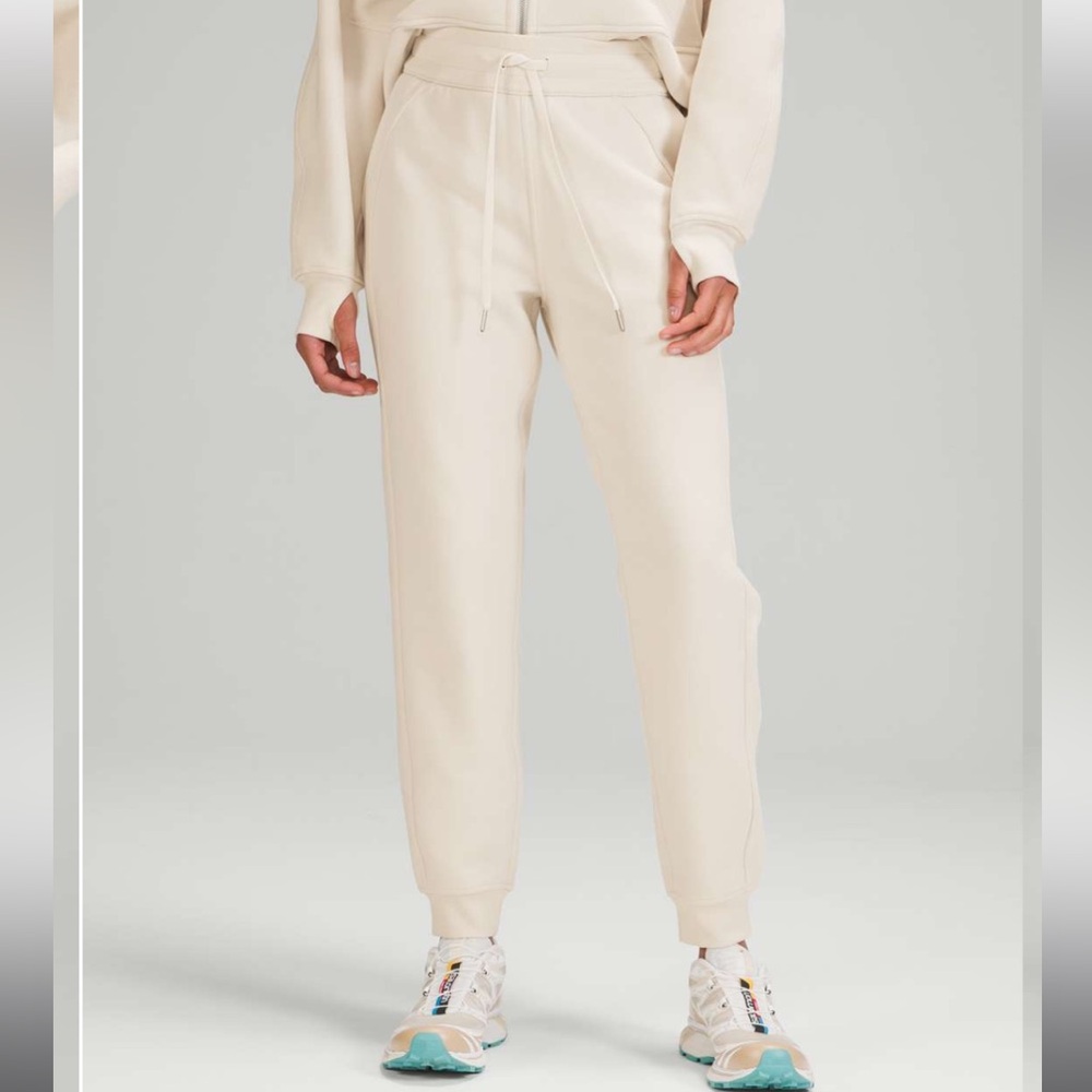 lululemon athletica Cream Drawstring Joggers